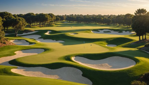 Golf saint cyprien : parcours, fairways et infrastructures avec les cottages de perpignan