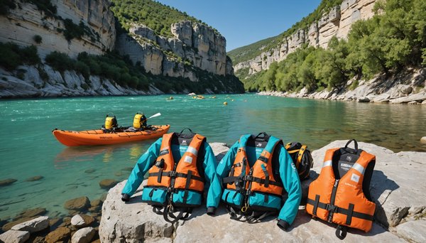 Quels équipements sportifs sont nécessaires pour faire du canoë en Ardèche, France ?